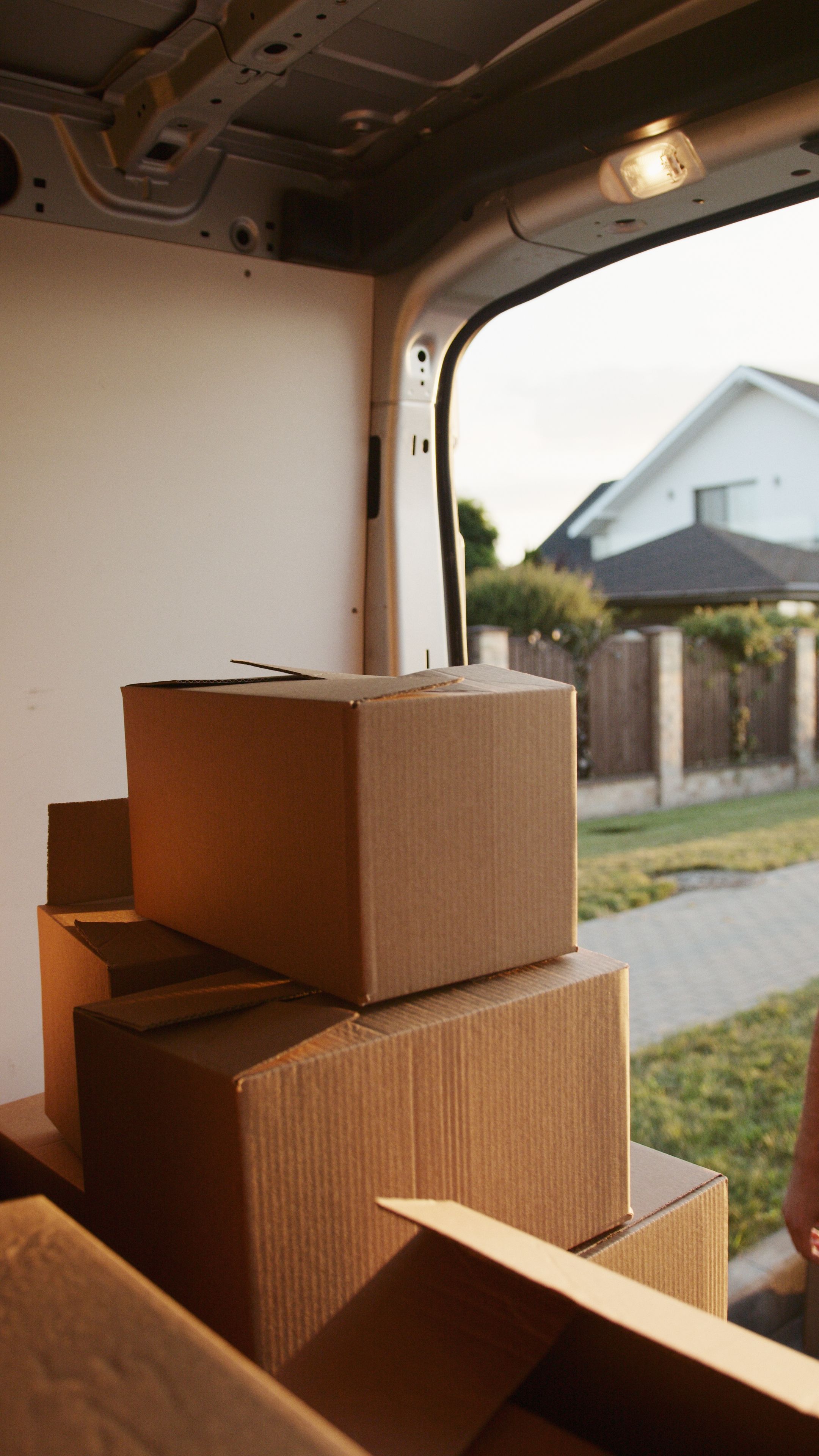 Moving professionals at a Calgary residence